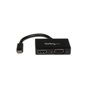 StarTech.com Travel A/V adapter: 2-in-1 Mini DisplayPort to HDMI or VGA converter (MDP2HDVGA)