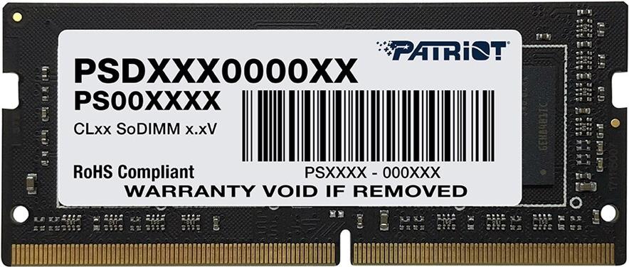 Patriot Memory Signature PSD48G26662S Speichermodul 8 GB 1 x 8 GB DDR4 2666 MHz (PSD48G26662S)