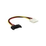 InLine® SATA Stromadapterkabel, 15pol SATA Buchse an 4pol. Stecker, 15cm (29669)