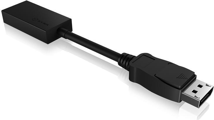 Raidsonic ICY BOX IB-AC508a DP zu HDMI Adapter unterstuetzt DP 1.2 Ultra HD und HDMI Ultra HD Plug and Play mit guter EMI Abschirmung (60475)