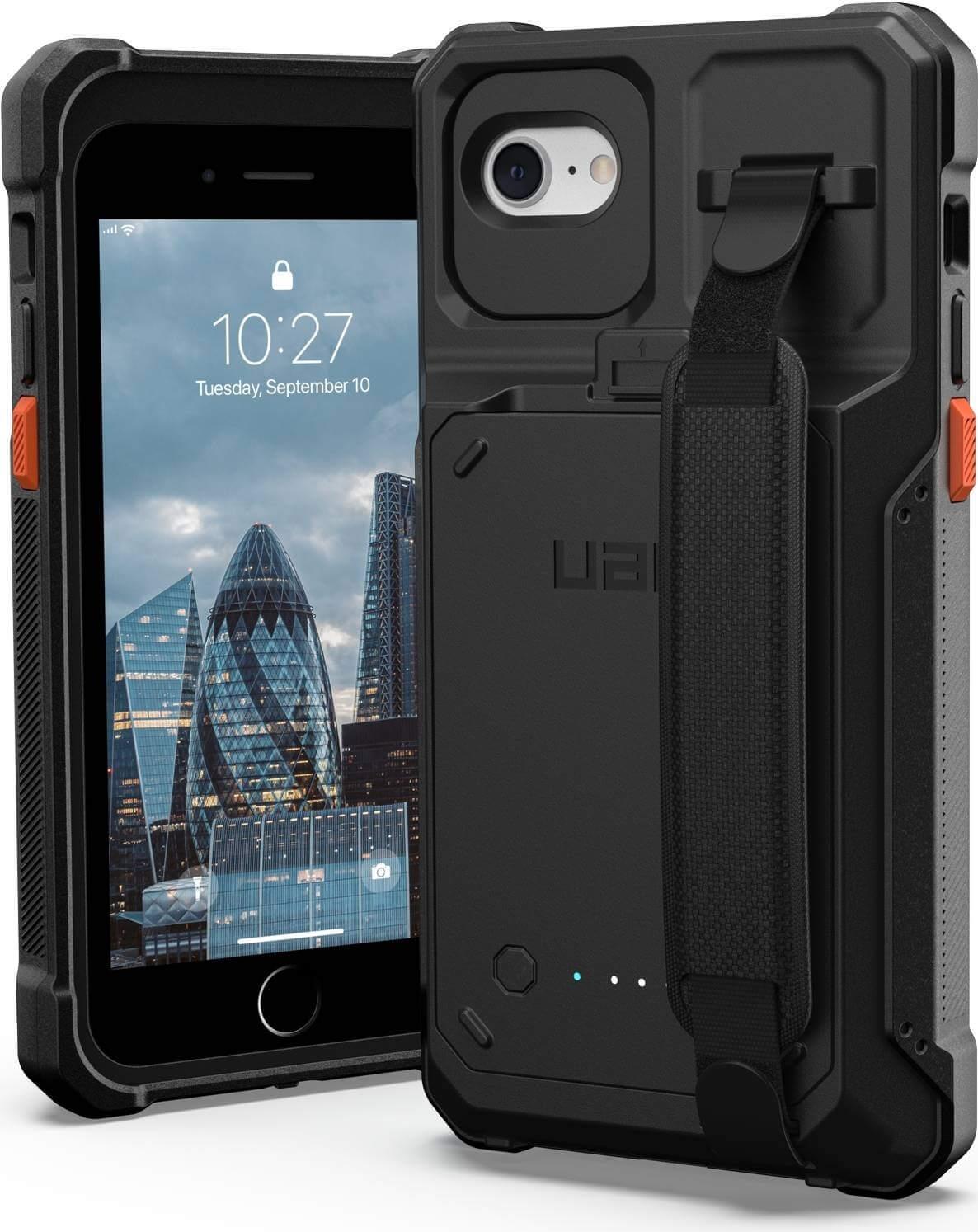 UAG Urban Armor Gear Workflow Battery Case | Apple iPhone SE (2022 & 2020) | schwarz | bulk | 114021BW4040 (114021BW4040)