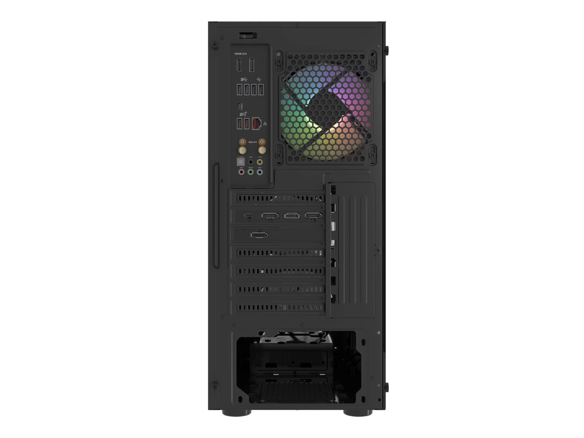 FURY Shobo SH4F RGB Midi Tower Gehäuse Schwarz