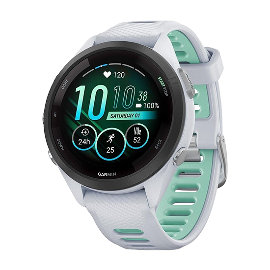 Garmin Forerunner 265S 1,1" AMOLED 42 mm GPS 8 GB Schwarz/Weiß