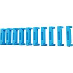 Lindy HDMI Port Blockers (Without Key) - Pack of 10, Blue (40321)