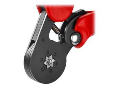Knipex 97 53 14 Crimpzange Aderendhülsen 0,08 bis 10 mm² Blau, Rot