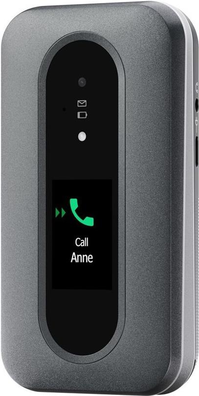 Doro Leva L30 4G Großtasten-Klapphandy Schwarz / Weiß