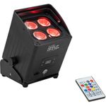 EUROLITE AKKU IP UP-4 Plus HCL Spot CRMX MK2 IP65 4x10W RGBWA/UV Akku 13,5h