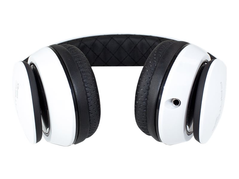 FANTEC SHP-3 On-Ear Headset Kabelgebunden 3,5 mm Klinke Stereo Schwarz/Weiß