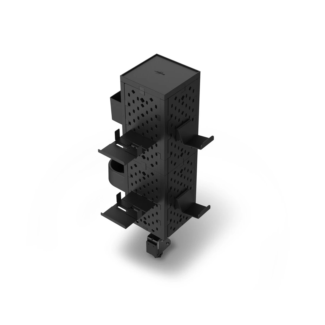 uRage Pegboard Lochplatte Gaming-Organizer modulares Set Wand-/Tischmontage Schwarz