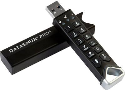 iStorage datAshur PRO2 USB-Stick 16 GB USB Typ-A 3.1 (3.1 Gen 1) Schwarz (IS-FL-DP2-256-16)