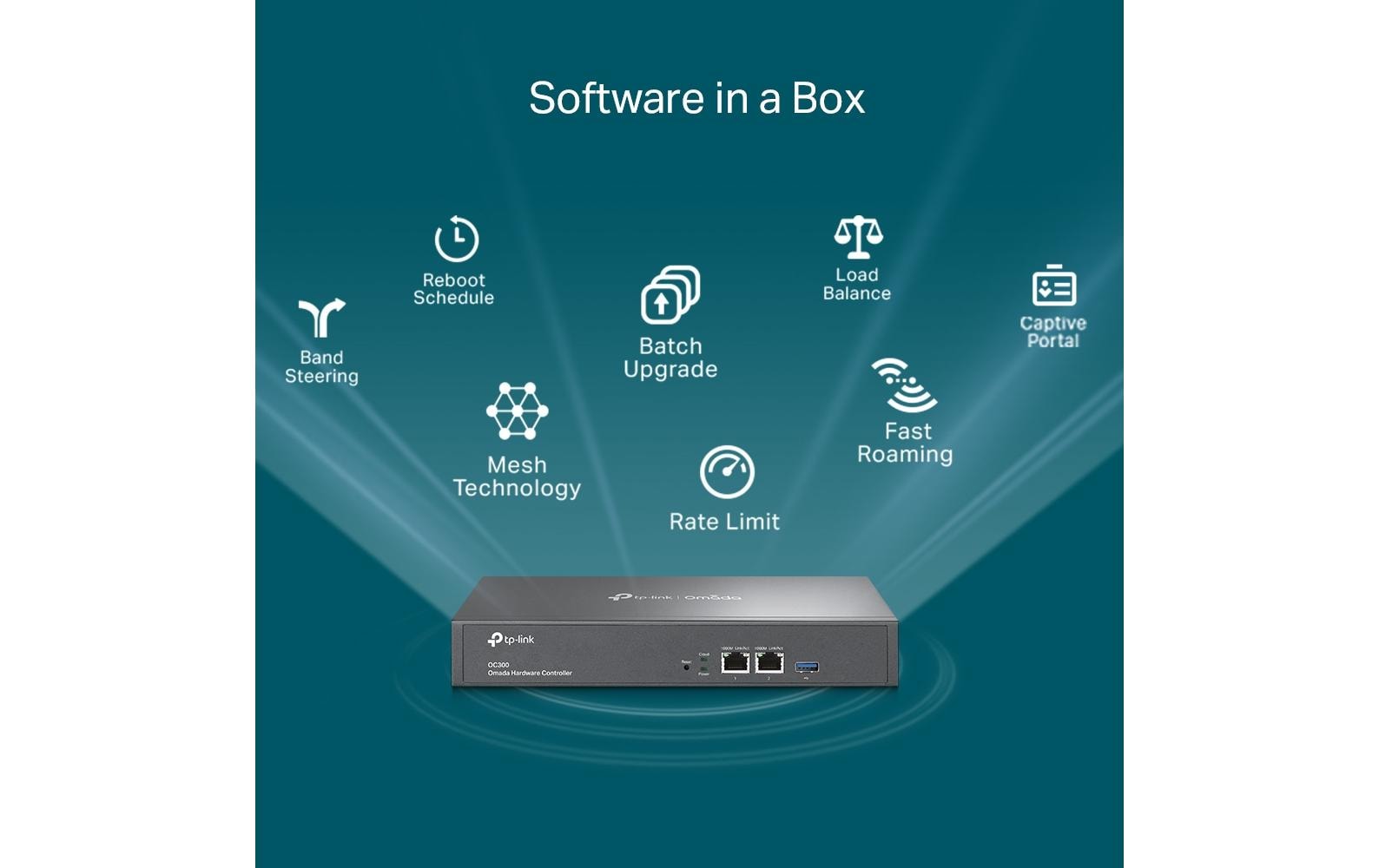 TP-Link Omada OC300 Netzwerk-Verwaltungsgerät Schwarz