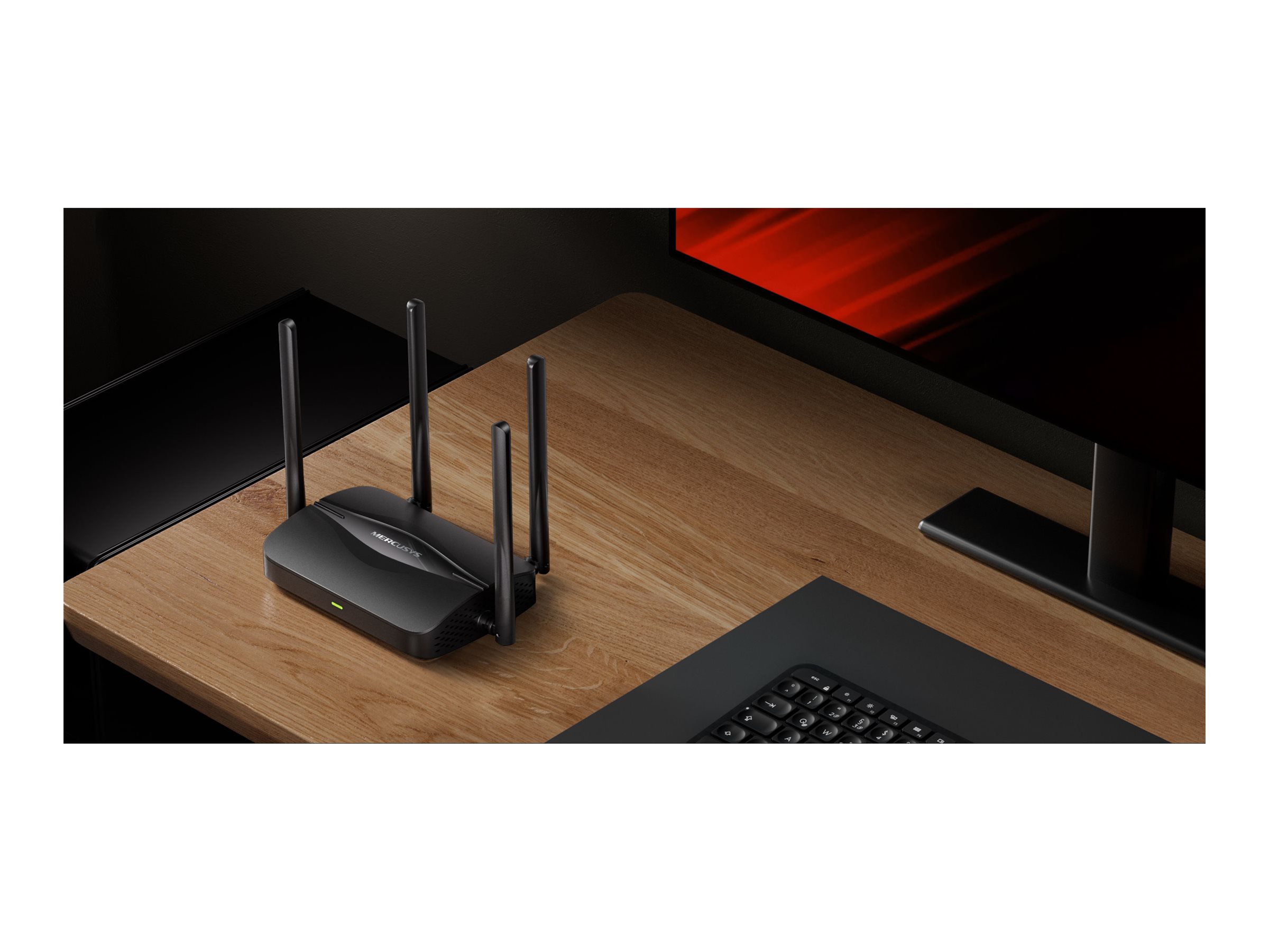 Mercusys MR25BE BE3600 Dual Band Wi-Fi 7 Router Schwarz
