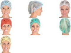 HYGOSTAR PP-Klipphaube Detect, Durchmesser: 500 mm, grün aus PP-Vlies, luftdurchlässig, maschinell erstellt, - 1 Stück (12167)