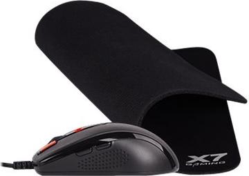 A4Tech X7 Gaming Combo X-7120 Kabelgebundene Maus USB 2000 DPI Schwarz
