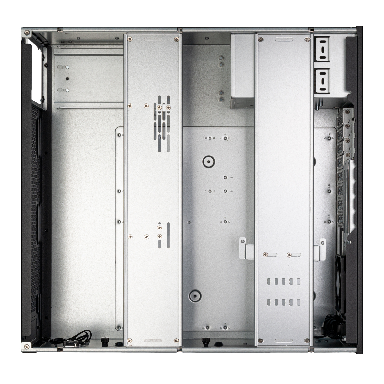 SilverStone RM47-502-I Rack Server-Gehäuse Schwarz
