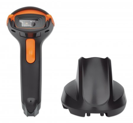 Manhattan 179768 Wireless 2D Barcodescanner Schwarz