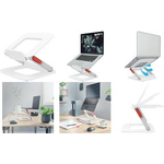 Leitz Ergo Multi-Winkel-Laptopständer Notebook-Ständer Weiß 38,1 cm (15" ) (64240001)