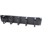 DS-IT 19” Kabelführungsleiste, Metall - 2 HE (DS-1904-2U)