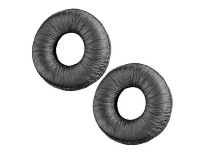 Poly SupraPlus Ersatz-Ohrpolster Kunstleder Schwarz (2er-Pack)