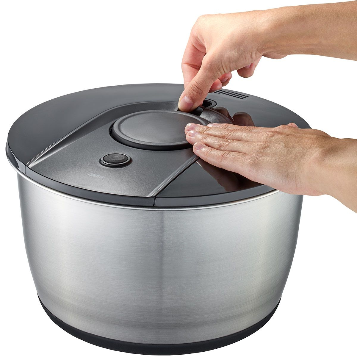 GEFU PUSH IT Salatschleuder 5 l Edelstahl