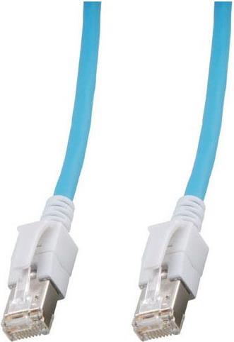 EFB-Elektronik RJ45 Patchkabel Cat.6A S/FTP FRNC VC LED blau 2m Hersteller: EFB Elektronik (DCK1001BL.2)