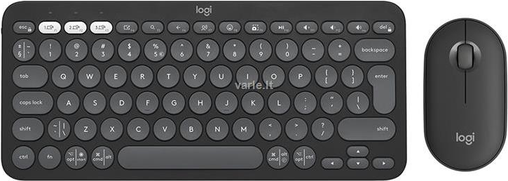 Logitech Pebble 2 Combo Tastatur Maus enthalten RF Wireless + Bluetooth QWERTY Dänisch (920-012257)