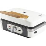 Domo SANDWICH-WAFFEL-GRILL 3-IN-1 POWDER WHITE Sandwichmaker Weiß (DO9277C)