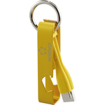 Renkforce USB-Kabel USB 2.0 USB-A Stecker USB-C Stecker Gelb Schlüsselanhänger (RF-6721080)