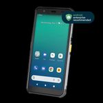 Newland NFT10 Pilot Pro, 2D, 14,5cm (5.7"), GPS, USB-C, BT, WLAN, 4G, NFC, Android, Kit, GMS, schwarz Mobiles Datenerfassungsgerät, 2D, Imager, Bildschirmdiagonale: 14,5cm (5.7"), Auflösung: 1440x720 Pixel, GPS, Kamera (13MP), Front-Kamera (2MP), Anschluß: USB-C, Bluetooth, WLAN (802.11ac), 4G (LTE), NFC, Micro SD-Slot, RAM: 4GB, Flash: 64GB, Android (11), inkl.: Kabel (USB-C), USB-Aufladegerät, Google Mobile Services, Akku, 4800mAh, Handschlaufe, Schutzhülle, Schutzart: IP67, Farbe: schwarz (NLS-NFT1055-W4)
