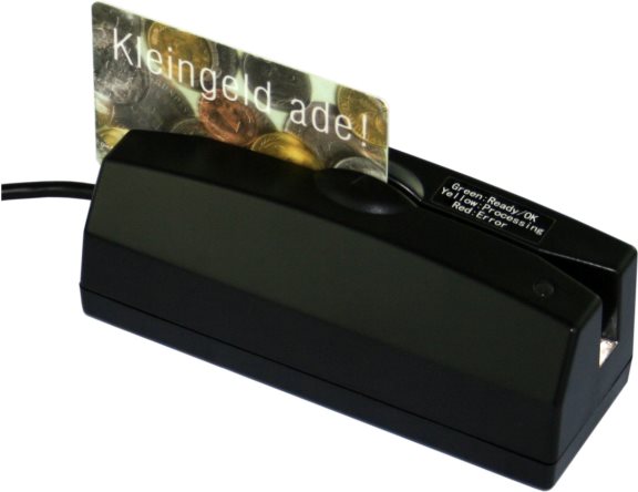 ACTIVEKEY Active Key AK-980 - Magnetkartenleser (Spuren 1, 2 und 3) - USB - Schwarz (AK-980-U123-B)