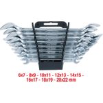 KS TOOLS CLASSIC Doppel-Maulschlüssel-Satz, 8-tlg., 6x7-20x22mm (517.0148)