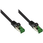 RNS® Patchkabel mit Rastnasenschutz, Outdoor (IP66), Cat.6A, S/FTP, PiMF, 500MHz, CU, schwarz, 30 m, Good Connections® (8062-H300S)