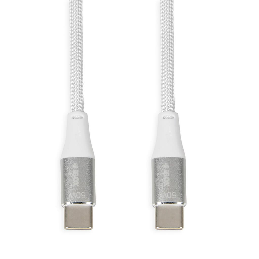 iBOX IKUTC USB-C Kabel 60W 2 m Weiß
