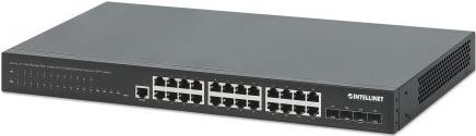 Intellinet 28-P PoE+ Managed Switch 4x10GbE 450W (561846)