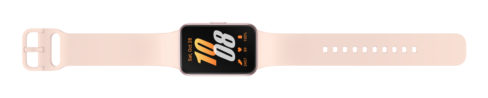 Samsung Galaxy Fit3 1.6" AMOLED Aktivitätsmesser 256 MB Rosa goldfarben