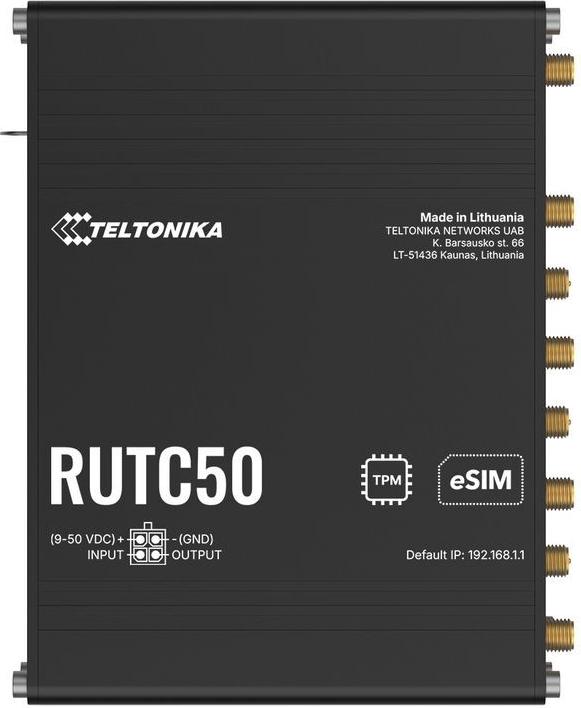 Teltonika · Router · RUTC50 · 5G - Modem Router WiFi6 eSim (RUTC50210000)