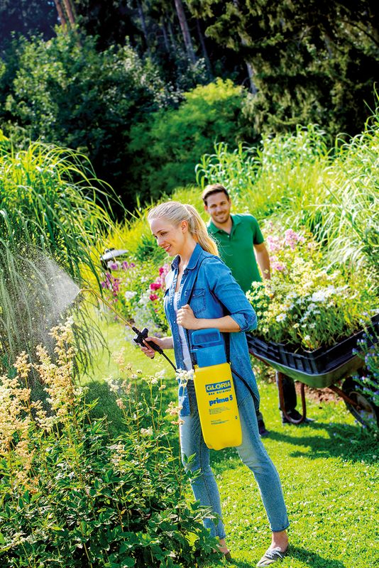 GLORIA Prima 5 Handgartenspritzer 5 l 3 Bar Blau/Gelb