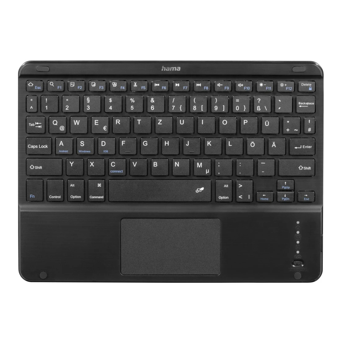 Hama Premium Tablet-Hülle mit Tastatur für Apple iPad Air 13" QWERTZ Schwarz