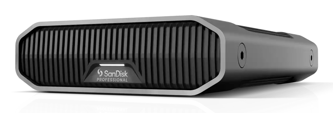 SanDisk Professional G-DRIVE Externe Festplatte 26 TB USB 3.2 Gen 2 7200 rpm Edelstahl