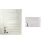LEITZ Tauenpapier-Register, blanko, A5, 15-teilig, grau 100 g-qm, Lochung 80 mm, mit Lochverstärkung des (1225-00-85)