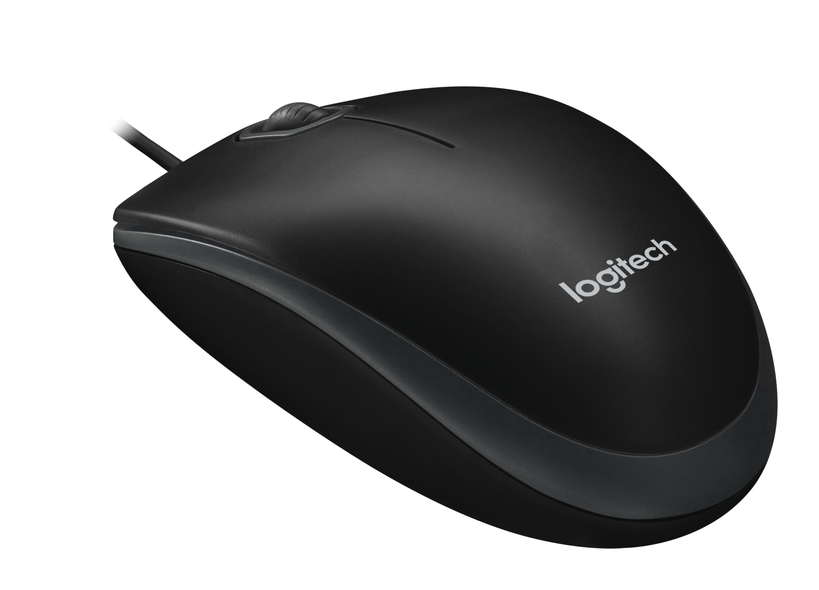 Logitech B100 Maus Optisch 3 Tasten USB Schwarz