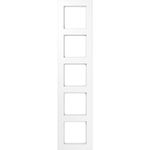 Jung Rahmen 5-fach waage/senkrecht A 5585 BF WW (A5585BFWW)