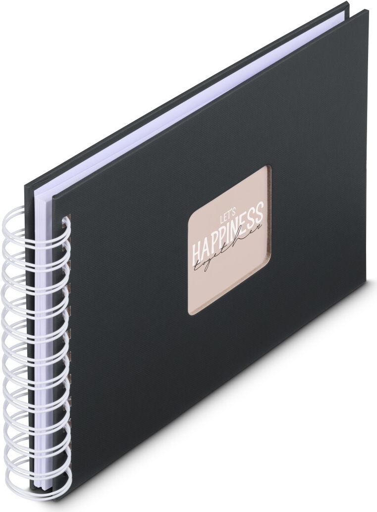 Hama Spiral-Album Fine Art 50 weiße Seiten New Black (00009830)