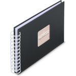Hama Spiral-Album Fine Art 50 weiße Seiten New Black (00009830)