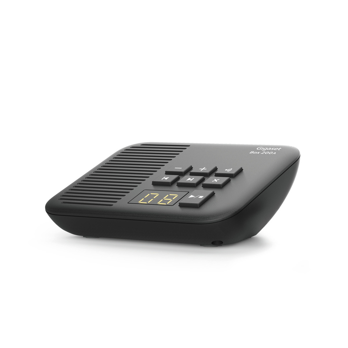 Gigaset Box 200A DECT-Basisstation mit Anrufbeantworter Schwarz