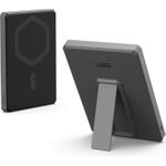 UAG Urban Armor Gear Ultra Slim Rugged Powerbank Magnetic Wireless Charger mit Standfunktion | 1x 20W USB-C | 5.000 mAh | Qi | schwarz/grau | 9B4417114030 (9B4417114030)