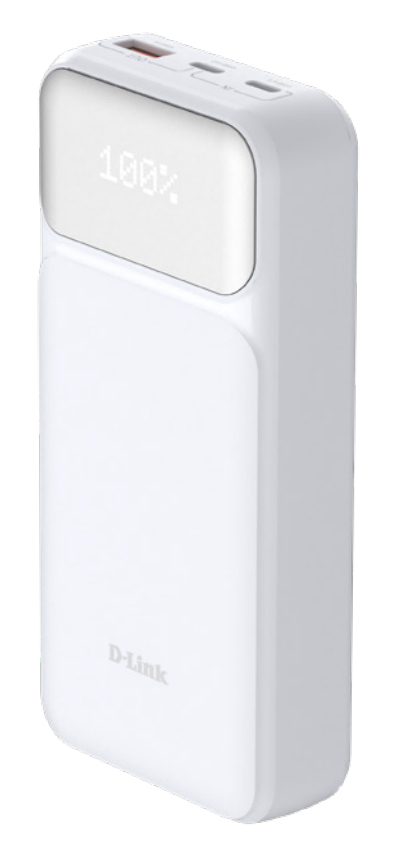 D-Link DPP-201 Powerbank 20000 mAh 65 W Weiß