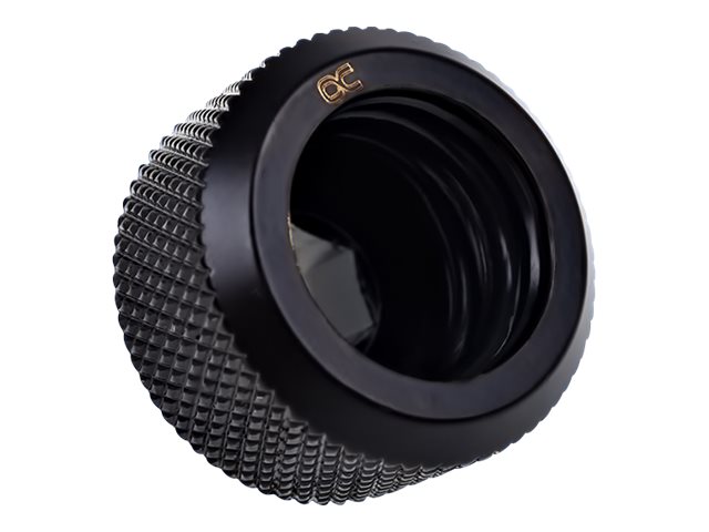 Alphacool Eiszapfen Connector Series HardTube Socket Flüssigkühlsystemarmatur Deep Black