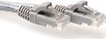 ACT Grey 5 meter U/UTP CAT6A patch cable snagless with RJ45 connectors. Cable length: 5 m Cat6a u/utp snagless gy 5.00m (IB3005)