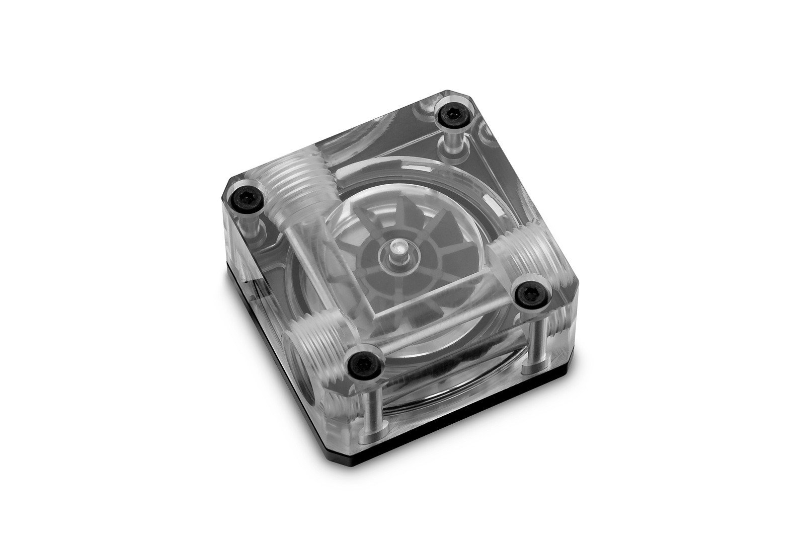 EK Water Blocks EK-Quantum Flow Indicator D-RGB Flussanzeige 1/4" Schwarz Transparent